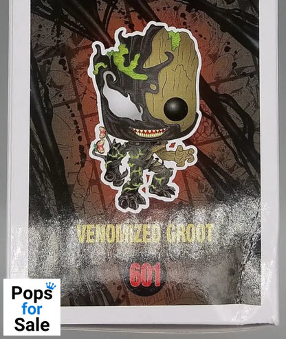 #601 Venomized Groot - Marvel Spider-Man Maximum Box Damaged Funko POP