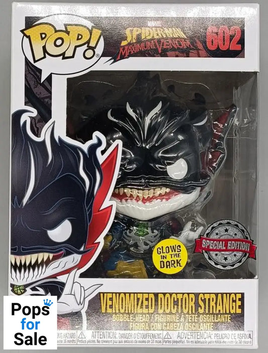 #602 Venomized Doctor Strange - Glow - Marvel Spider-man Funko POP