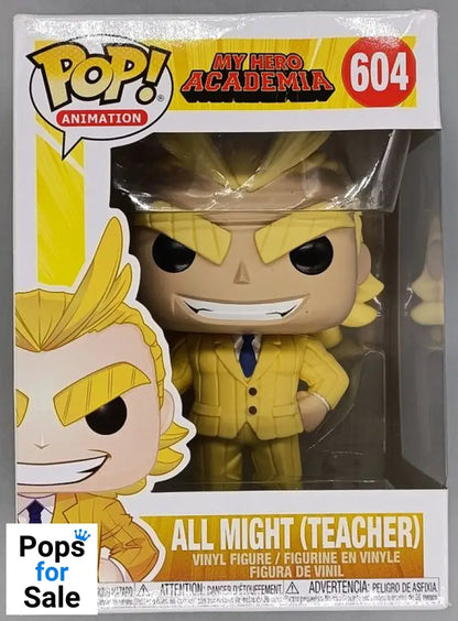 604 All Might (Teacher) - My Hero Academia Funko POP - Box Damaged
