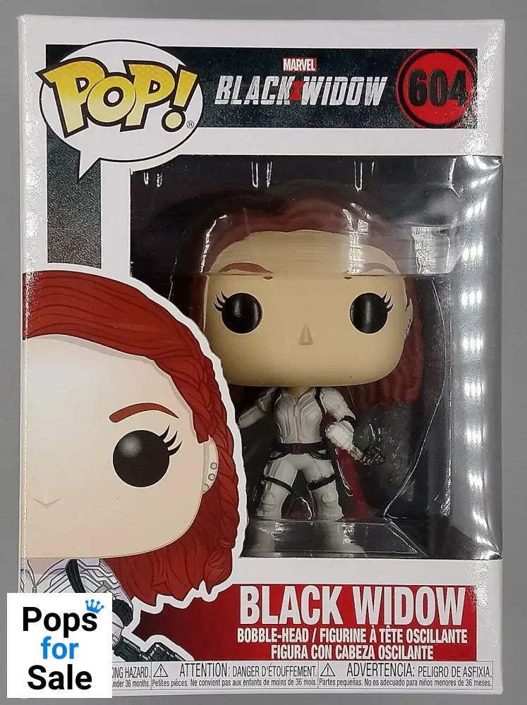 #604 Black Widow (White) - Marvel Black Widow Funko POP