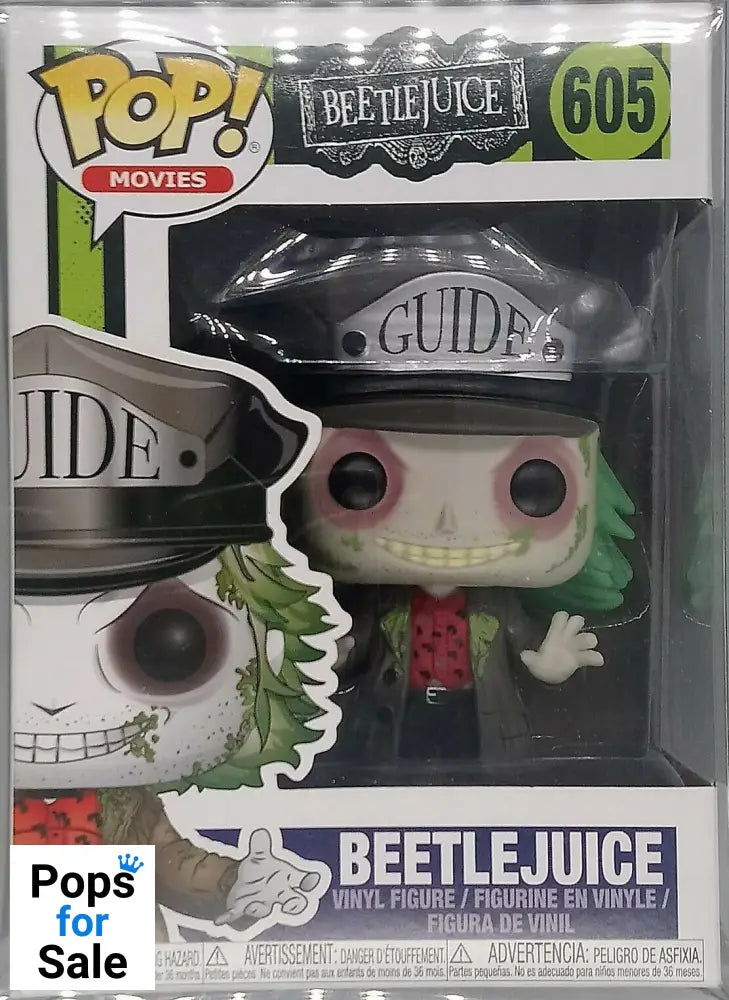 #605 Beetlejuice (Guide Hat) - Beetlejuice Funko POP