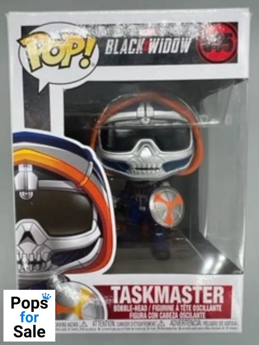 #605 Taskmaster (w/ Sword and Shield) - Black Widow Box Damaged Funko POP