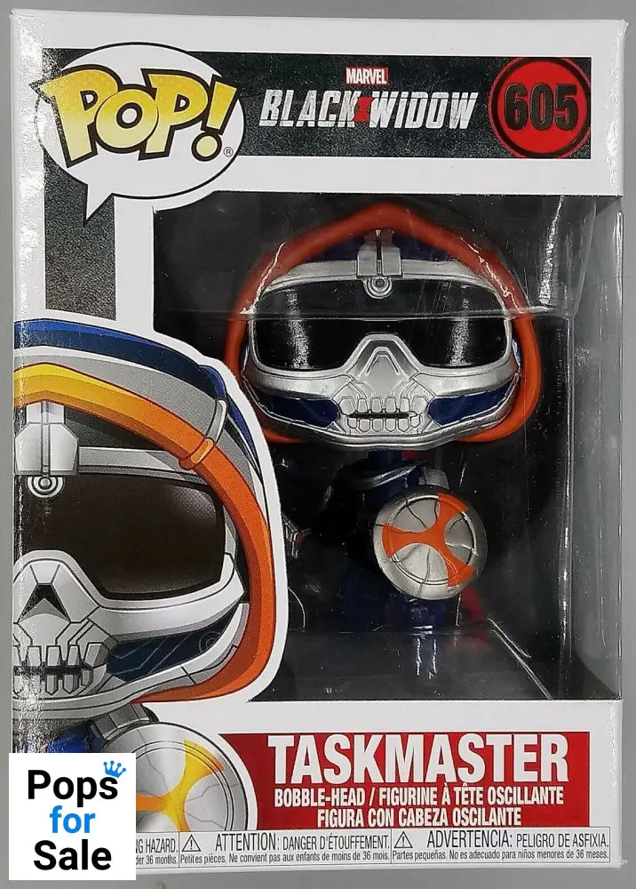 #605 Taskmaster (w/ Sword and Shield) - Black Widow Funko POP