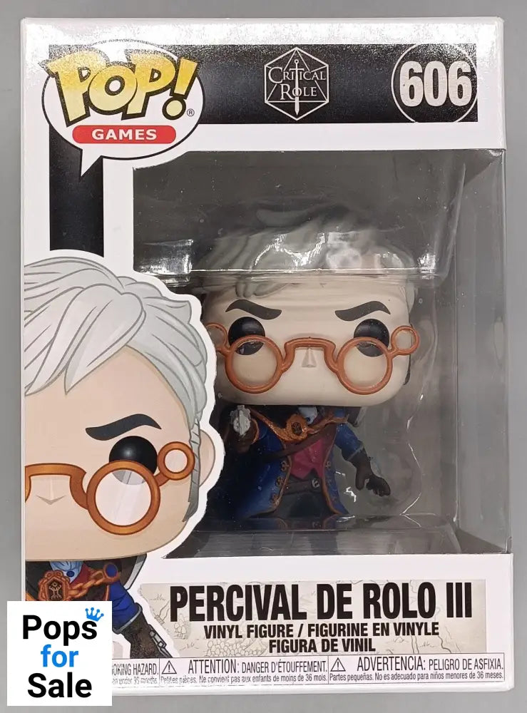 606 Percival de Rolo III - Critical Role - Funko POP - Box Damaged