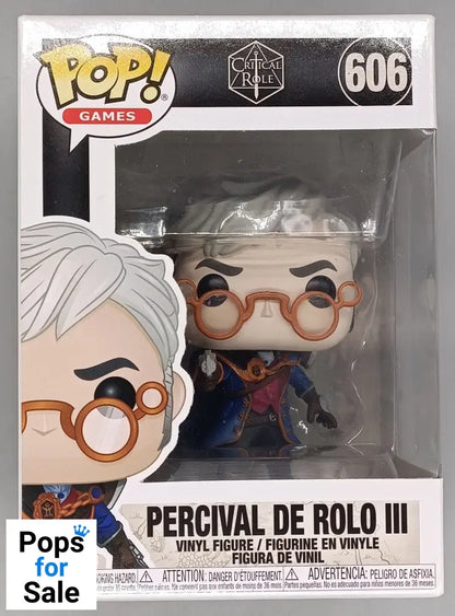 606 Percival de Rolo III - Critical Role - Funko POP - Box Damaged