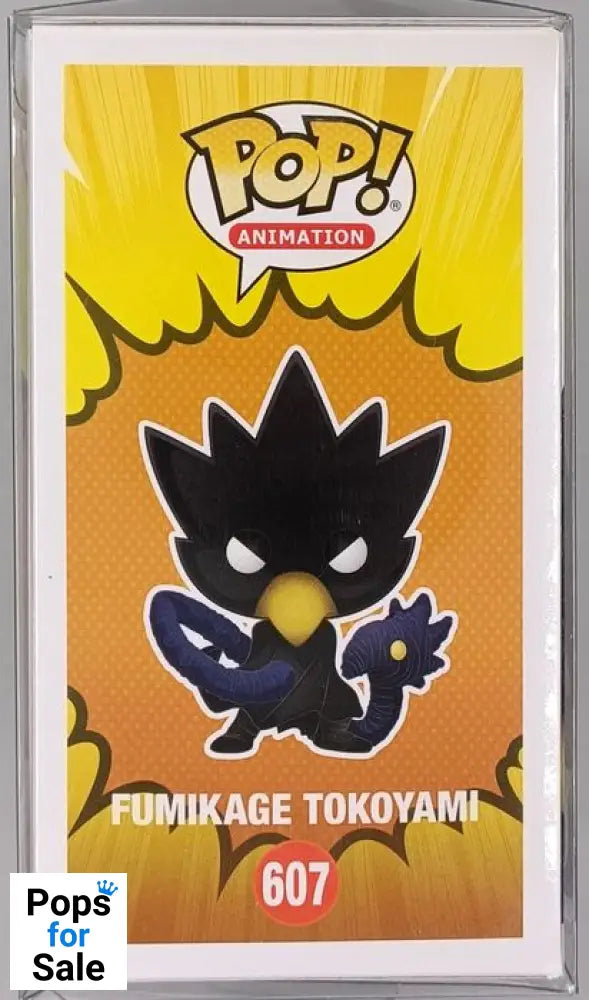 #607 Fumikage Tokoyami My Hero Academia (signed Josh Grelle) COA Funko POP