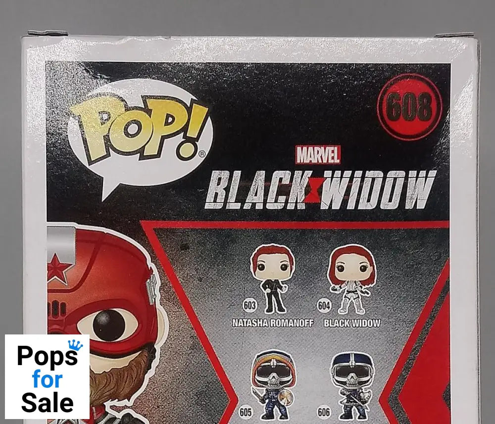 608 Red Guardian - Marvel Black Widow - Box Damaged Funko POP