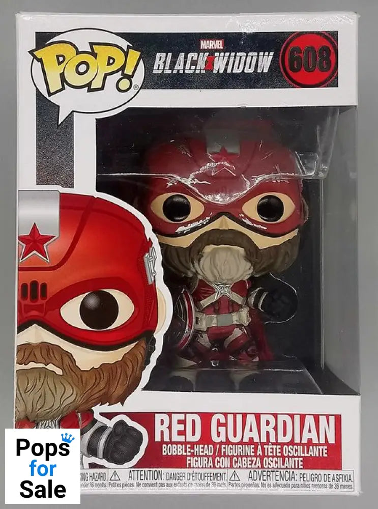 608 Red Guardian - Marvel Black Widow - Box Damaged Funko POP