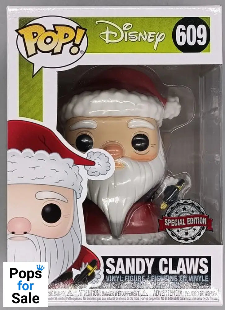 #609 Sandy Claws - Disney Nightmare Before Christmas Funko POP