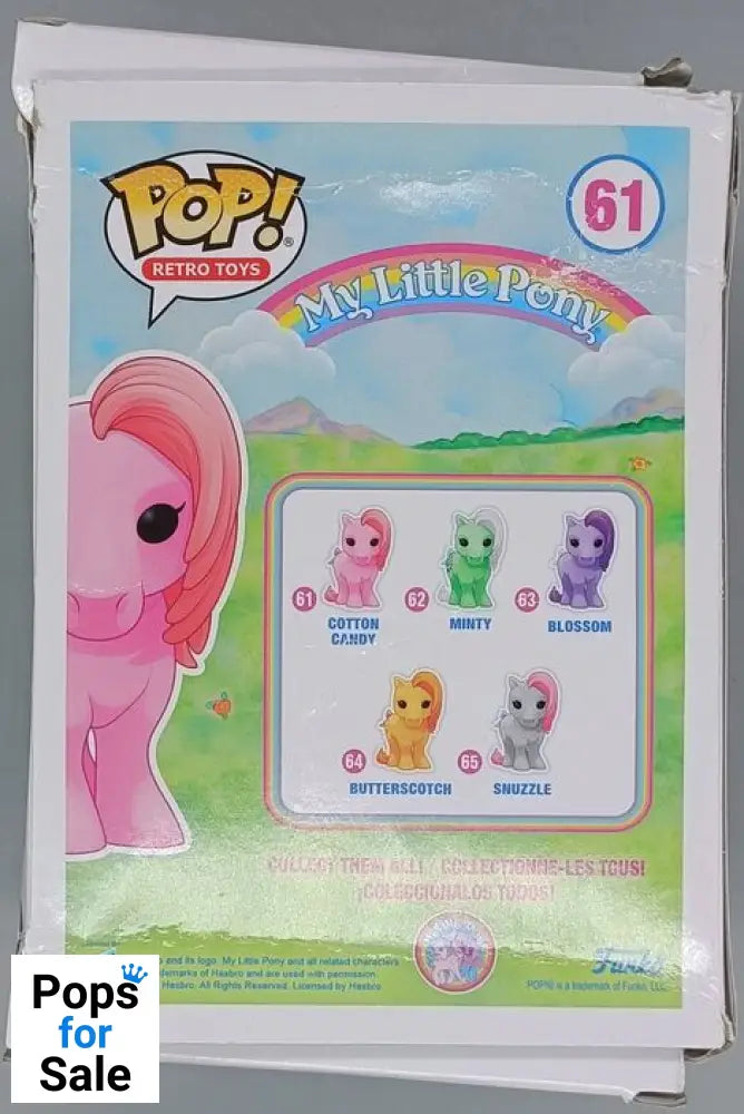 61 Cotton Candy - Scented - My Little Pony - Box Damaged Funko POP