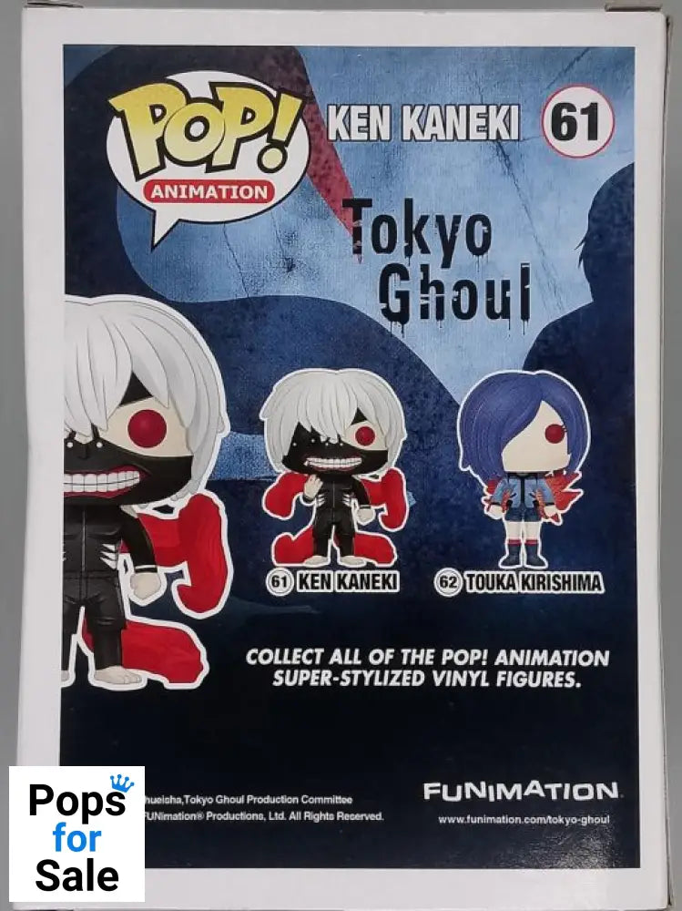 61 Ken Kaneki - Tokyo Ghoul - Funko POP - Box Damaged