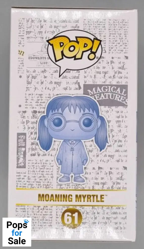 61 Moaning Myrtle - Glow - Harry Potter - 2018 Con Funko POP