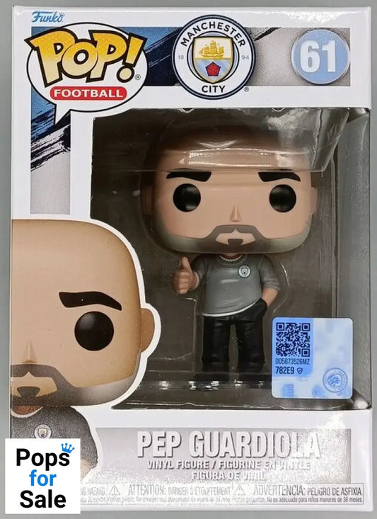 61 Pep Guardiola - Manchester City - Football Funko POP - Brand New