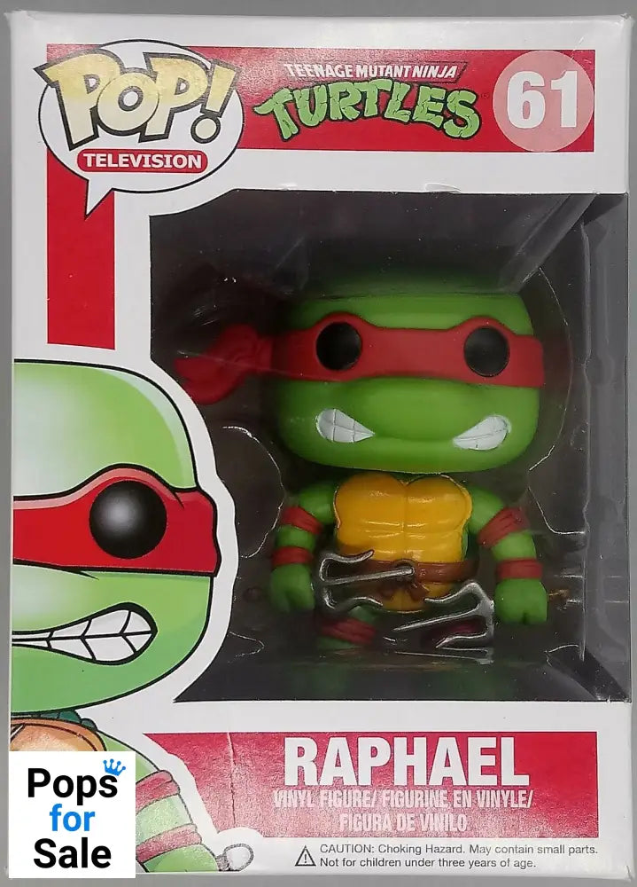 61 Raphael - Teenage Mutant Ninja Turtles - Box Damaged Funko POP