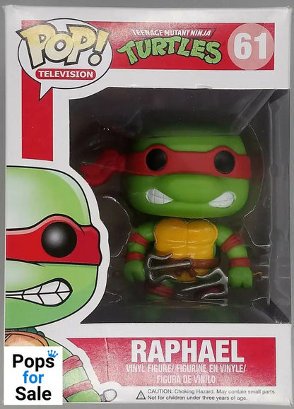 61 Raphael - Teenage Mutant Ninja Turtles - Box Damaged Funko POP
