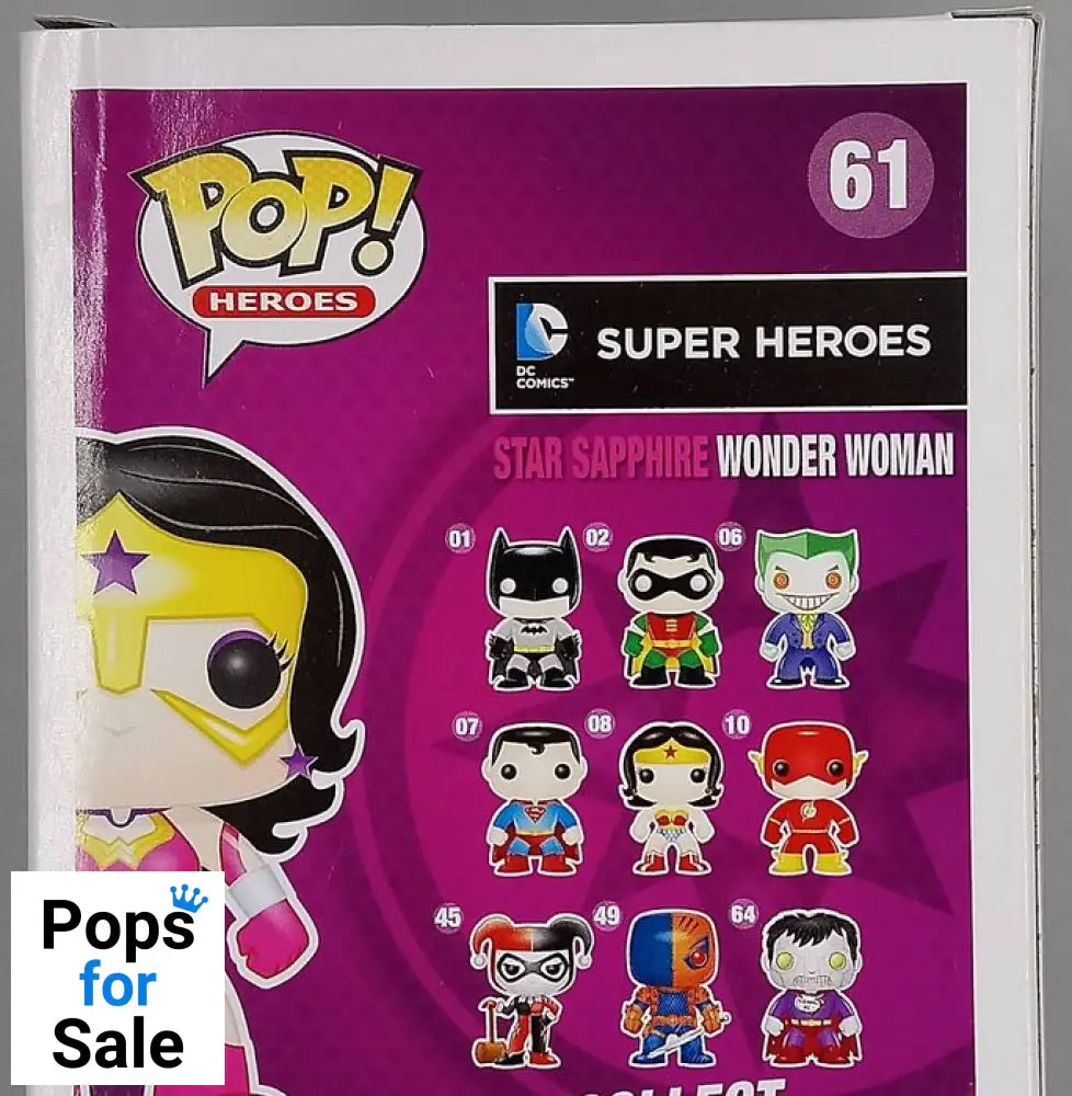 #61 Star Sapphire Wonder Woman - DC - Box Damaged Funko POP