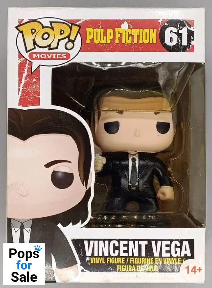 #61 Vincent Vega - Pulp Fiction - Box Damaged Funko POP