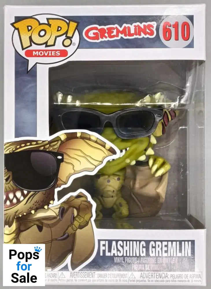 #610 Flashing Gremlin - Gremlins - Box damaged Funko POP