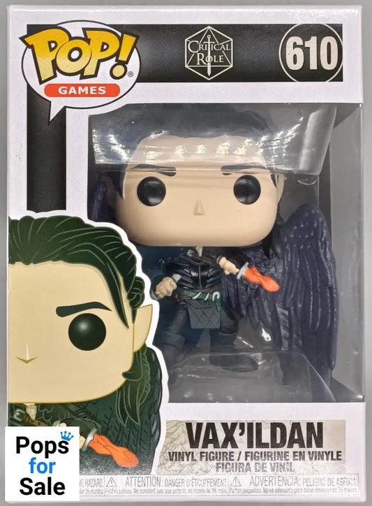 #610 Vax'ildan - Critical Role - Box Damaged Funko POP