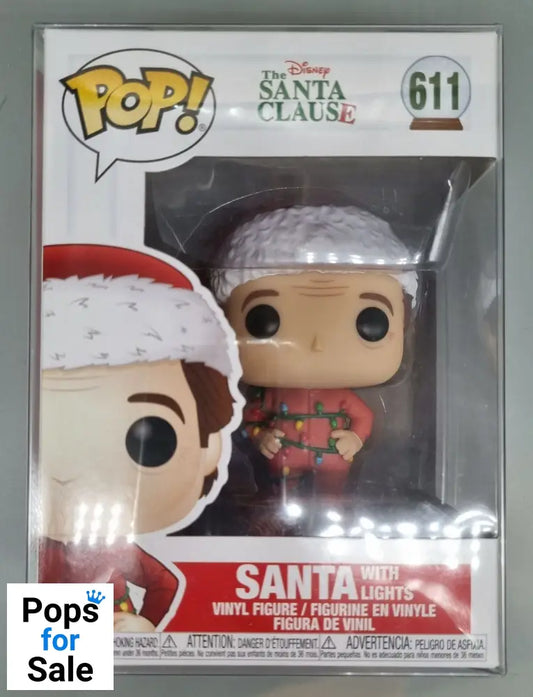 #611 Santa (with Lights) - Disney The Santa Clause Funko POP