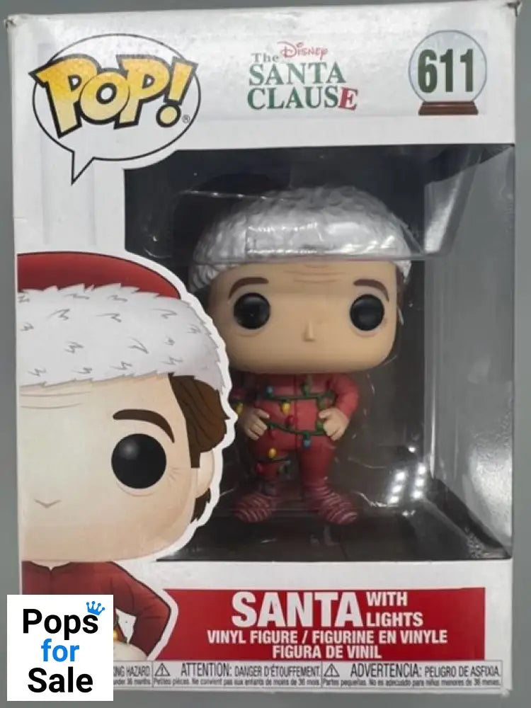 611 Santa (with Lights) - Disney The Santa Clause Funko POP - Box Damaged