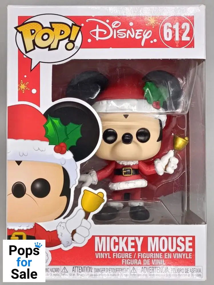 #612 Mickey Mouse (Holiday) - Disney - Box Damaged Funko POP