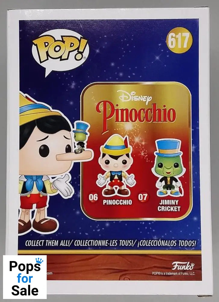 #617 Pinocchio (Jiminy Cricket) Disney Pinocchio Funko POP