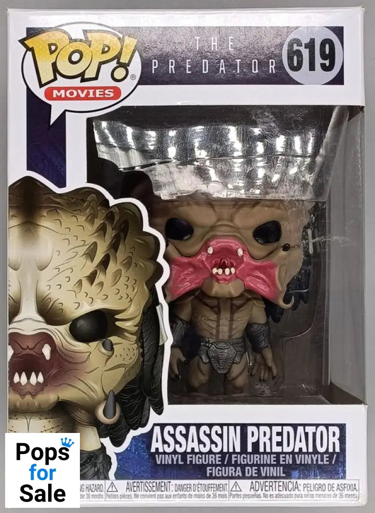 619 Assassin Predator - The Predator - Box Damaged Funko POP