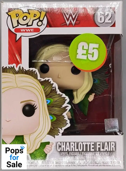 #62 Charlotte Flair - WWE - Box Damaged Funko POP