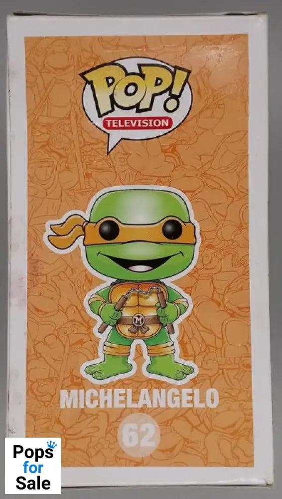 62 Michelangelo - Teenage Mutant Ninja Turtles - Box Damaged Funko POP