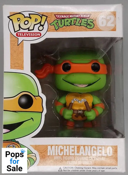 62 Michelangelo - Teenage Mutant Ninja Turtles - Box Damaged Funko POP