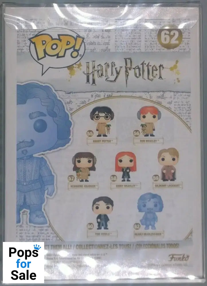 62 Nearly Headless Nick - Glow - Harry Potter - 2018 Con Funko POP