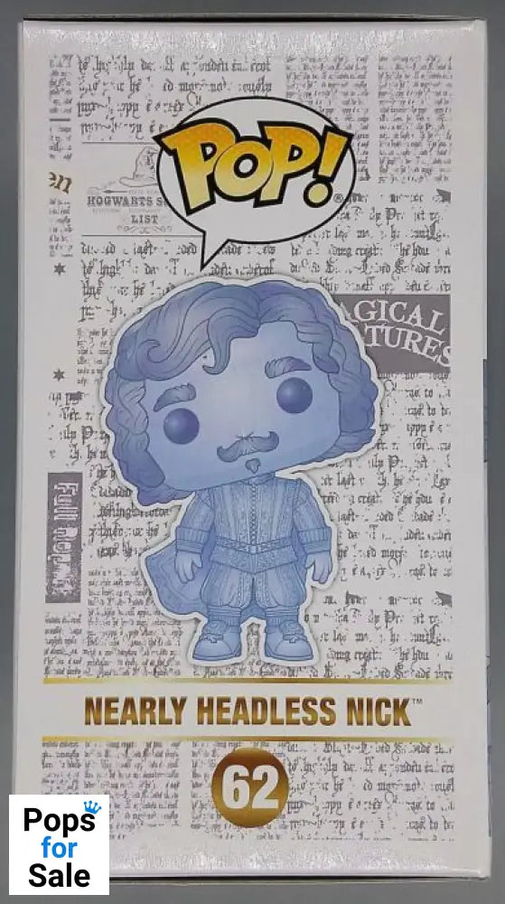 62 Nearly Headless Nick - Glow - Harry Potter - 2018 Con Funko POP