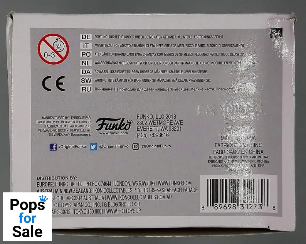 62 Nearly Headless Nick - Glow - Harry Potter - 2018 Con Funko POP