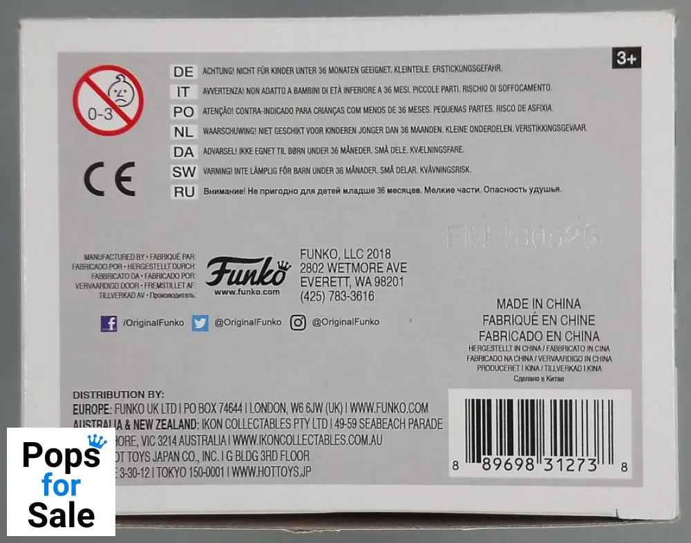 62 Nearly Headless Nick - Glow - Harry Potter - 2018 Con Funko POP