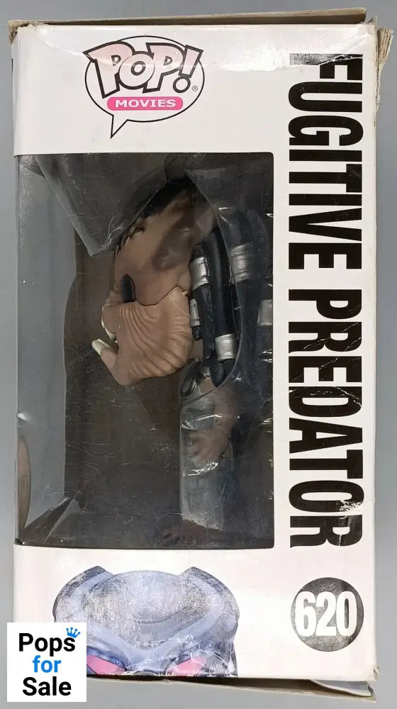 620 Fugitive Predator (Unmasked) Chase - The Predator - Box Damaged Funko POP