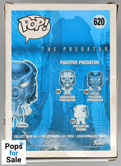 620 Fugitive Predator (Unmasked) Chase - The Predator - Box Damaged Funko POP