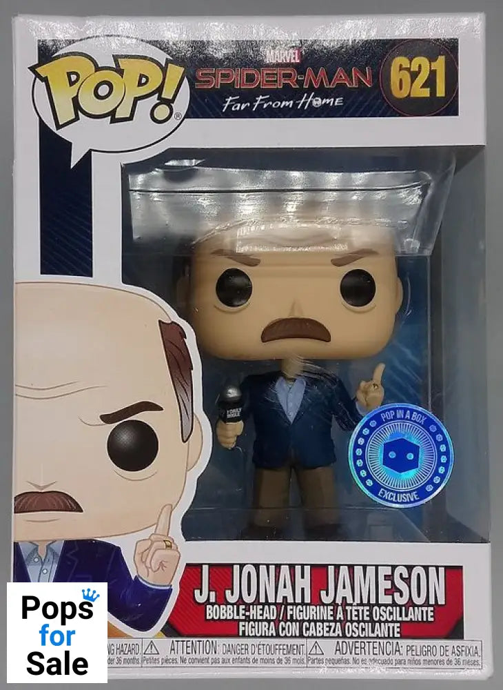 #621 J. Jonah Jameson - Marvel Spider-Man - Box Damaged Funko POP