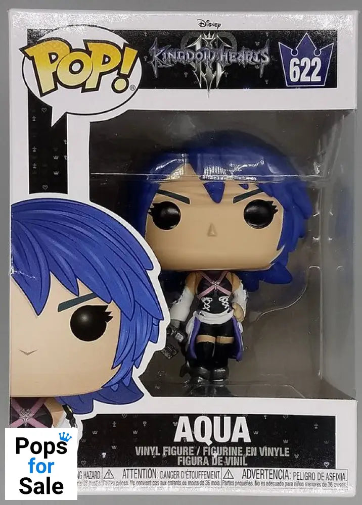 622 Aqua - Disney - Kingdom Hearts III - Box Damaged Funko POP