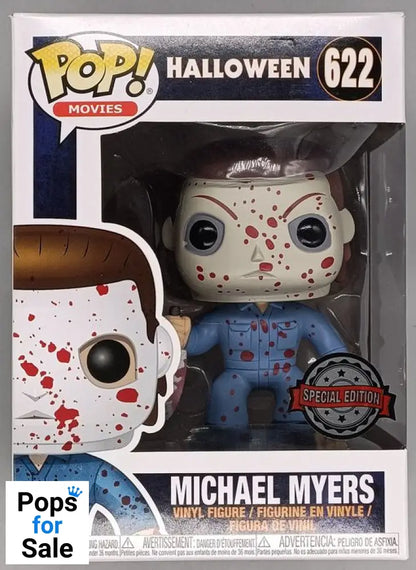 #622 Michael Myers (Blood Splatter) Horror Halloween Box Damaged Funko POP