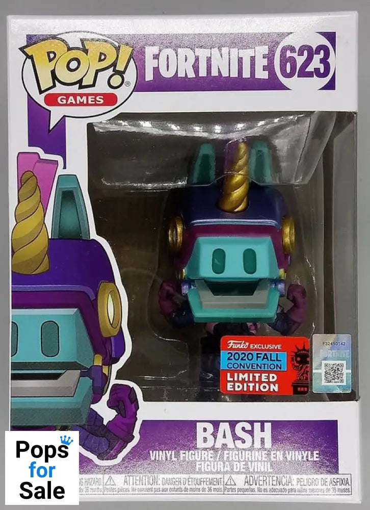 #623 Bash - Fortnite - 2020 Con - Box Damaged Funko POP