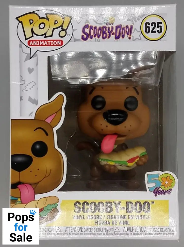 625 Scooby-Doo (w/ Sandwich) Funko POP - Box Damaged