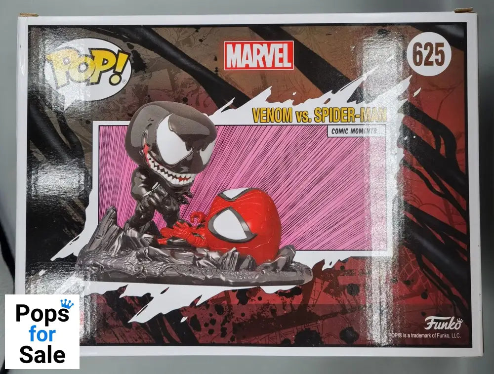 625 Venom vs. Spider-Man Comic Moment Metallic Marvel Funko POP