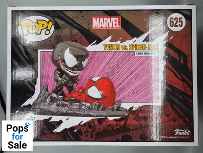 625 Venom vs. Spider-Man Comic Moment Metallic Marvel Funko POP