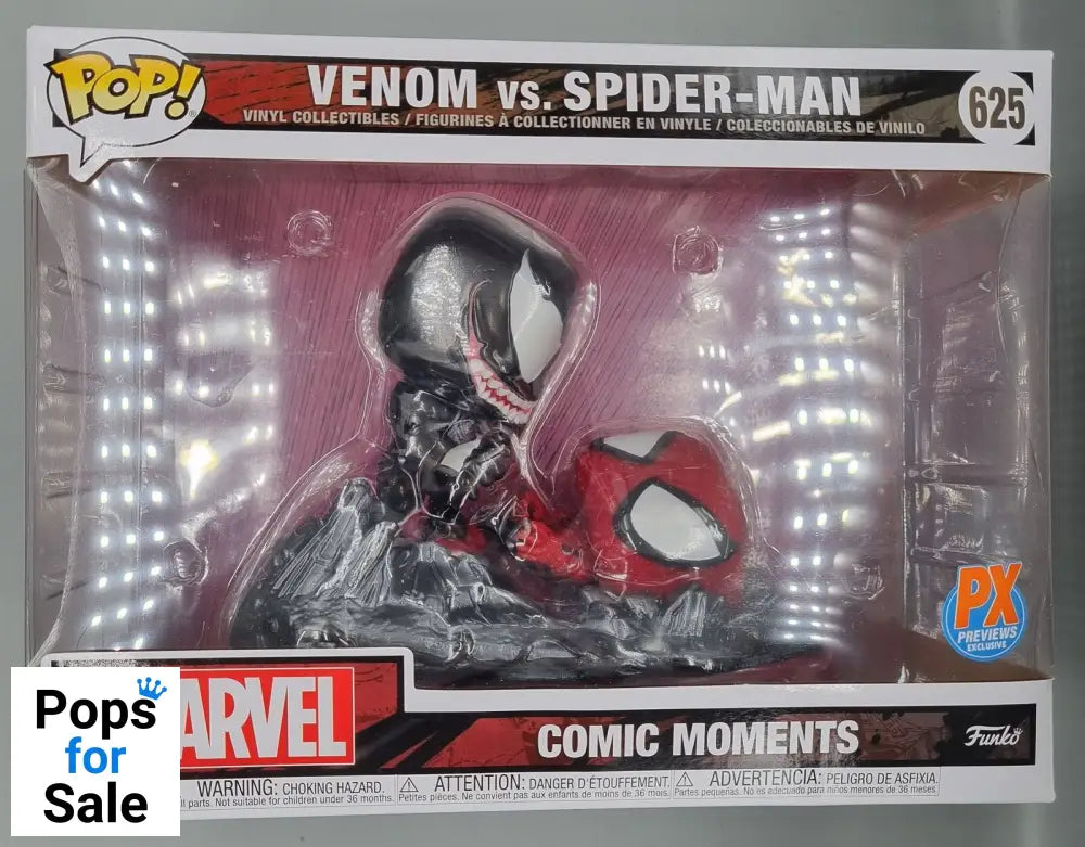 625 Venom vs. Spider-Man Comic Moment Metallic Marvel Funko POP