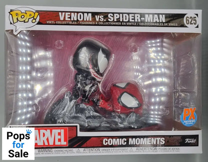 625 Venom vs. Spider-Man Comic Moment Metallic Marvel Funko POP