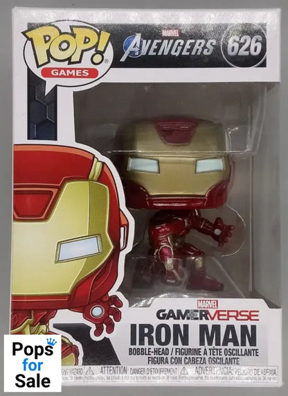 #626 Iron Man - Marvel Avengers Game - Box Damaged Funko POP