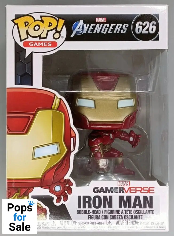 626 Iron Man - Marvel Avengers Game Funko POP