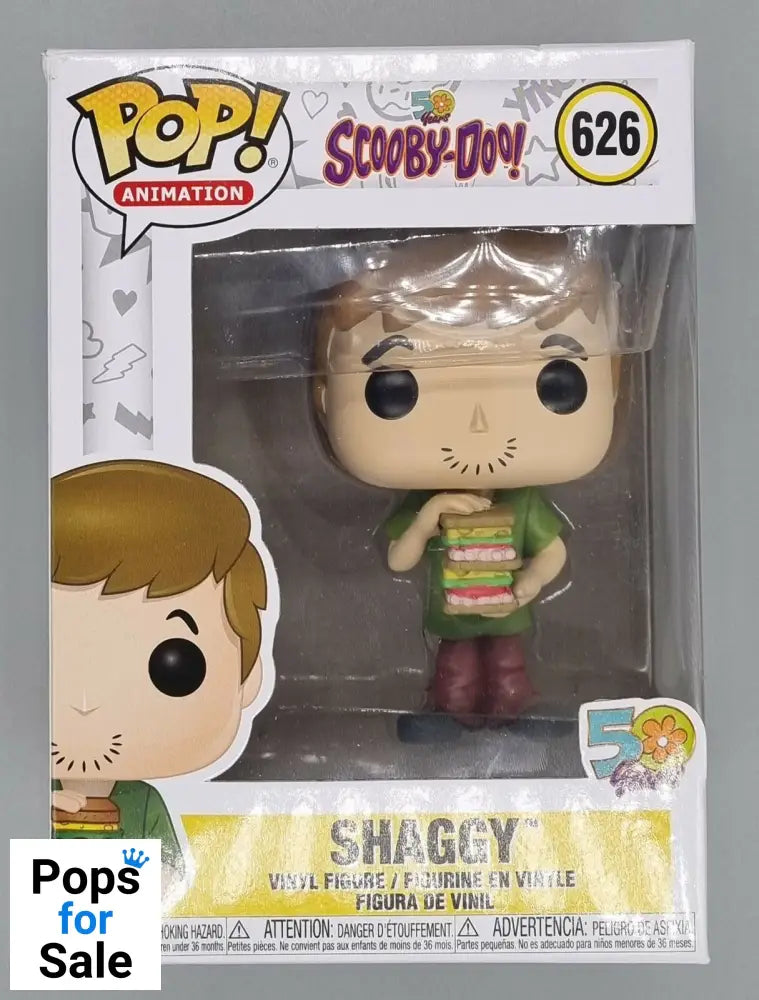 #626 Shaggy (w/ Sandwich) - Scooby Doo Funko POP