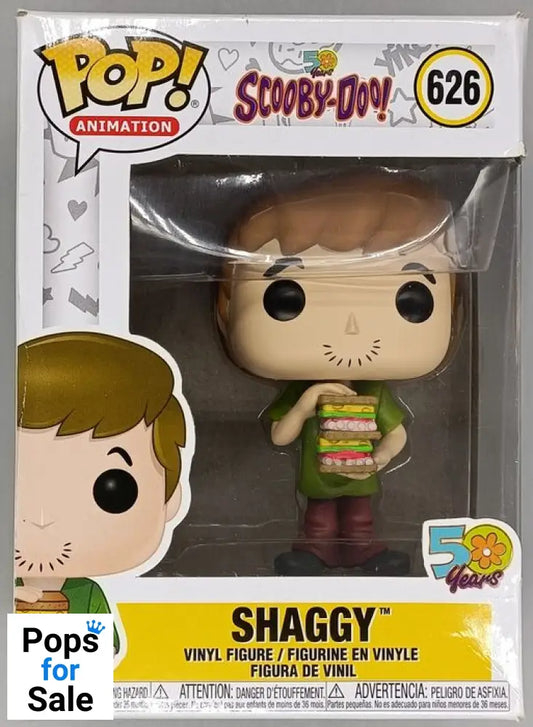 626 Shaggy (w/ Sandwich) - Scooby Doo - Funko POP - Box Damaged